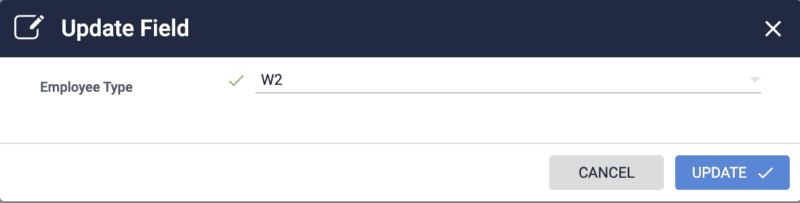 Ability to edit candidate data
